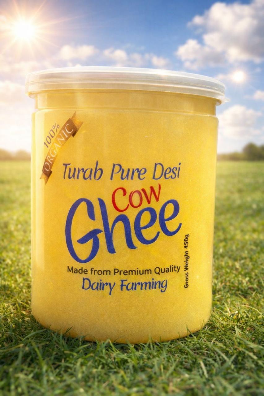 Premium Organic Cow Ghee 100% Pure Desi Ghee (450g )