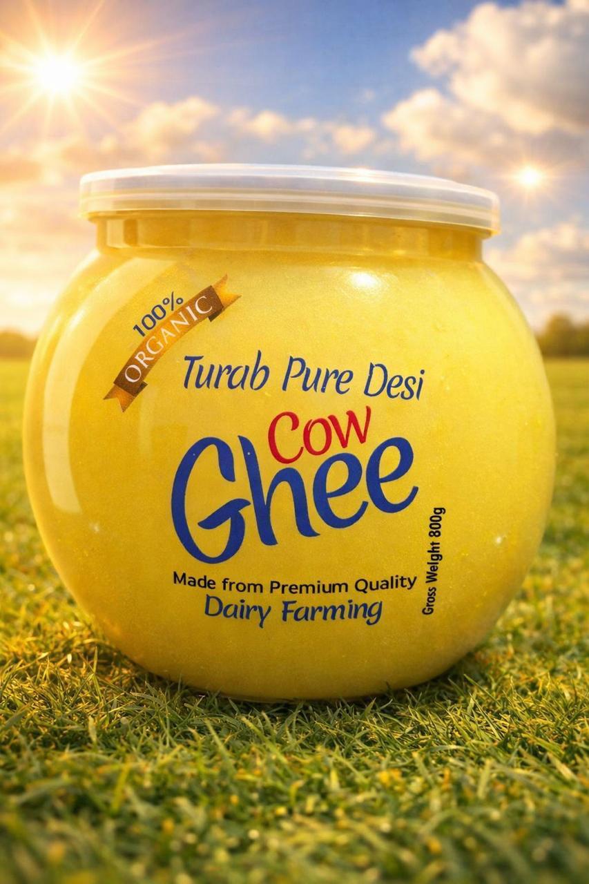 Premium Organic Cow Ghee 100% Pure Desi Ghee ( 800g )
