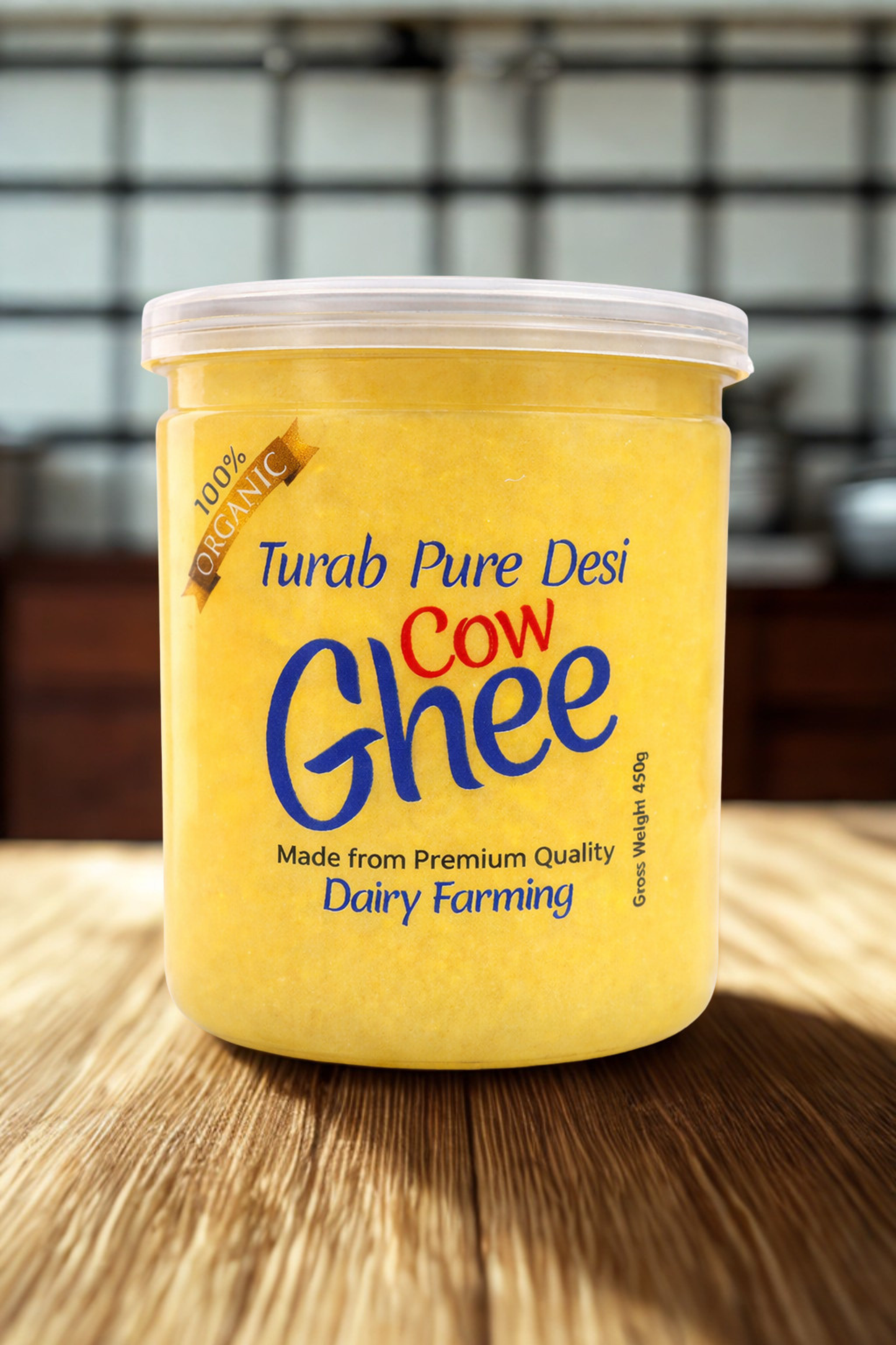 Premium Organic Cow Ghee 100% Pure Desi Ghee (450g )