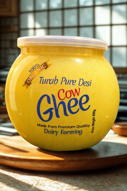 Premium Organic Cow Ghee 100% Pure Desi Ghee ( 800g )